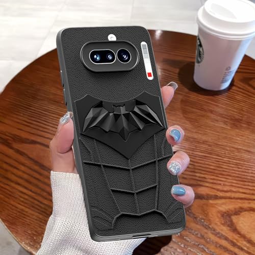 Image of Outlouders Back Cover for Nothing Phone 4a 5G | Stylish | Scratchproof | Soft Silicone | Shockproof |Enhanced Camera Lens Protection Bumper Case (Black)