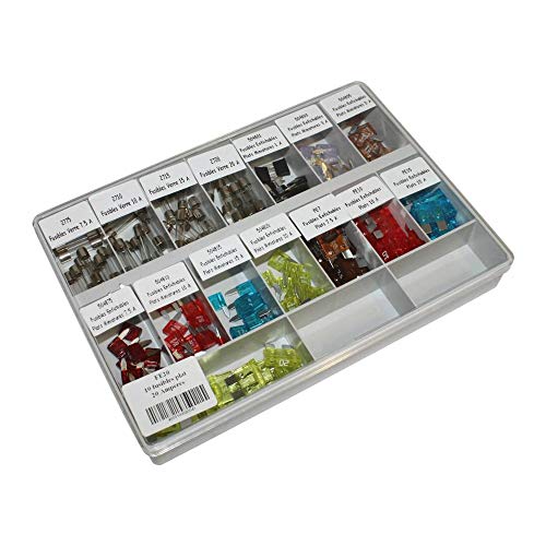 Fusible plat y redondo de vidrio en caja P2R para moto y coche 140uds
