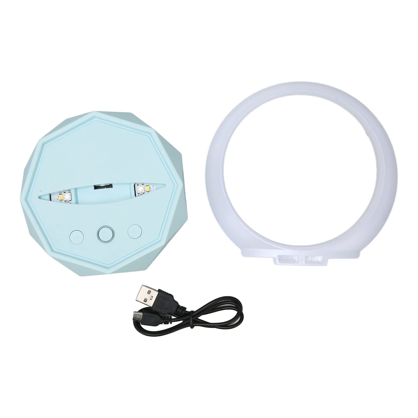 Night Light Speaker with RGB Lights Portable for Bedside