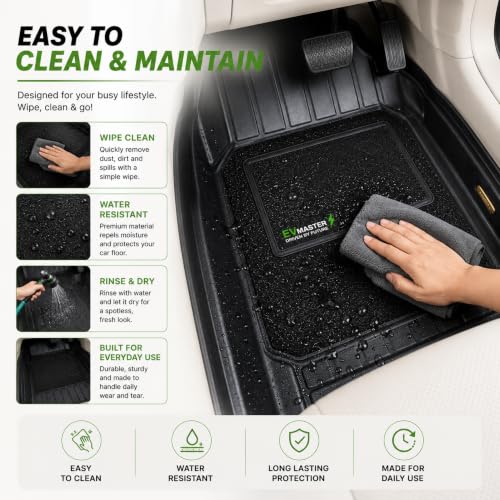Image of EV MASTER 11D Car Floor Mats for TATA Harrier Hybrid (2026 Onwards) Complete Set | All Weather | Anti-Slip | Luxury Premium Car Mat | Full Coverage, Custom Fitted Car Foot Mats