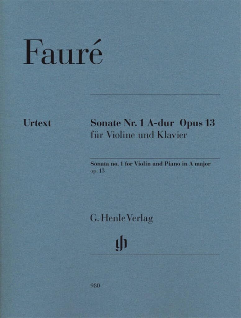SONATE POUR VIOLON N 1 EN LA MAJEUR OP. 13