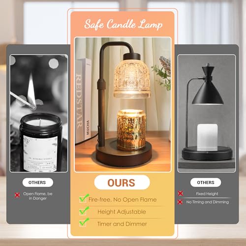 Electric Candle Warmer Lamp for Mom - Black