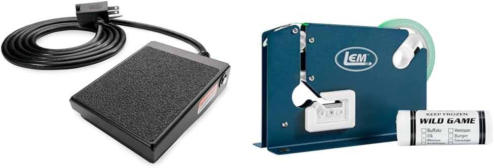 LEM Grinder Foot Switch & Products 200 Ground Meat Packaging System,blue