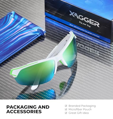 Image of Polarized Sport Sunglasses for Men Women Wrap Around UV400 Running Baseball Softball Fishing Driving Glasses