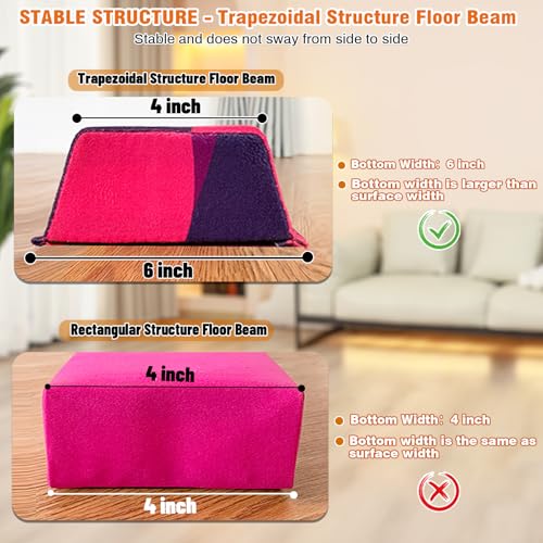 Image of Marfula 6 FT / 8 FT / 9 FT Folding Gymnastics Beam Foam Balance Floor Beam