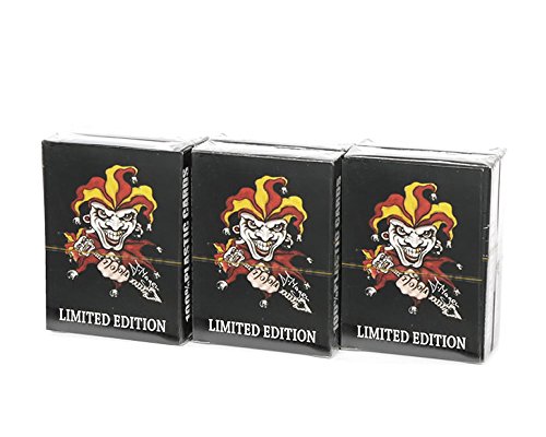 6 X Tattoo Karten Poker Karten Spielkarten 100 % Plastik