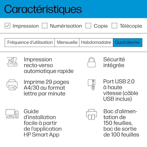 HP LaserJet Imprimante M209d Très bon état - vue 8