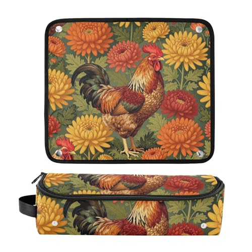 Bolsa de viaje para herramientas de cabello y tapete resistente al calor con cierre y gran capacidad, organizador para planchas, rizadores, secadores y accesorios miniatura 3