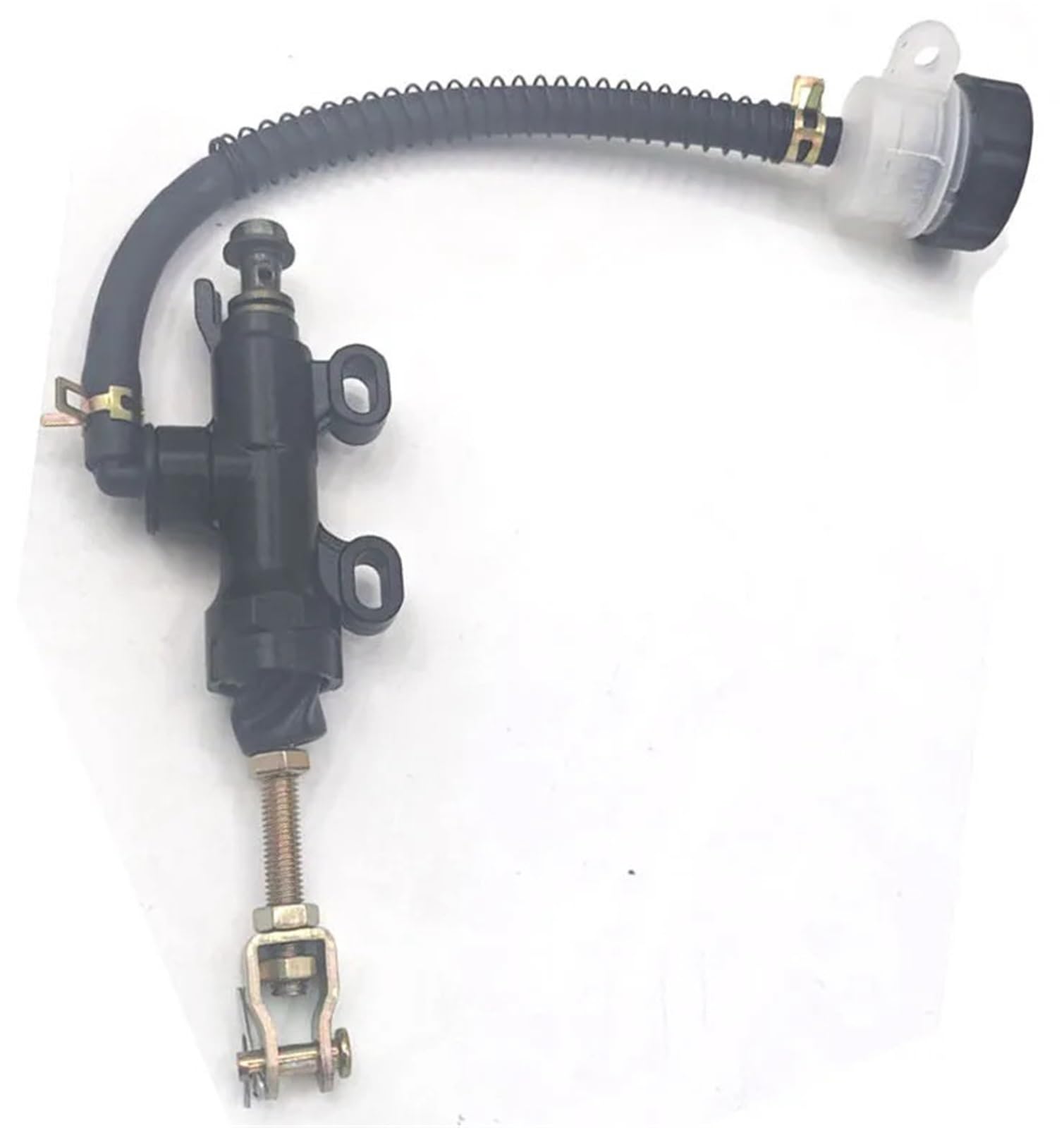 APSHDNCU Forward Brake Pump Fit for Suzuki Motorcycle Rear Brake Pump Foot Hydraulic Refit Master Cylinder(Black)