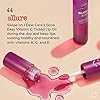 I-DEW-CARE-Glow-Easy-Vitamin-C-Tinted-Lip-Oil-Gloss-with-Jojoba-Seed-Oil-Korean-Skincare-Vegan-Cruelty-Free-Gluten-Free-Paraben-Free I DEW CARE Korean Lip Oil Gloss - Glow Easy | with Jojoba Seed Oil with Vitamin C, Pigmented Glossy Lip Stain, Hydrating, Korean Makeup, Pink Color, Glass Skin Look, 0.12 Fl Oz