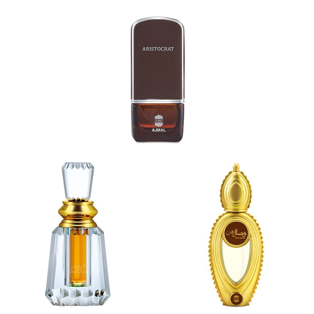 Ajmal Aristocrat EDP Fresh Perfume for Men, 75 ml & Ajmal Oudh Mukhallat Concentrated Perfume for Unisex, 6 ml & Ajmal Wis... - Review, Price and Buying Guide