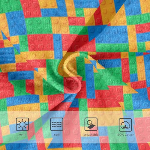 Boys' Exclusive Briefs Toddler Underwear 95% Combed Cotton Boxerbriefs 2T Colorful Mosaic Pattern 423