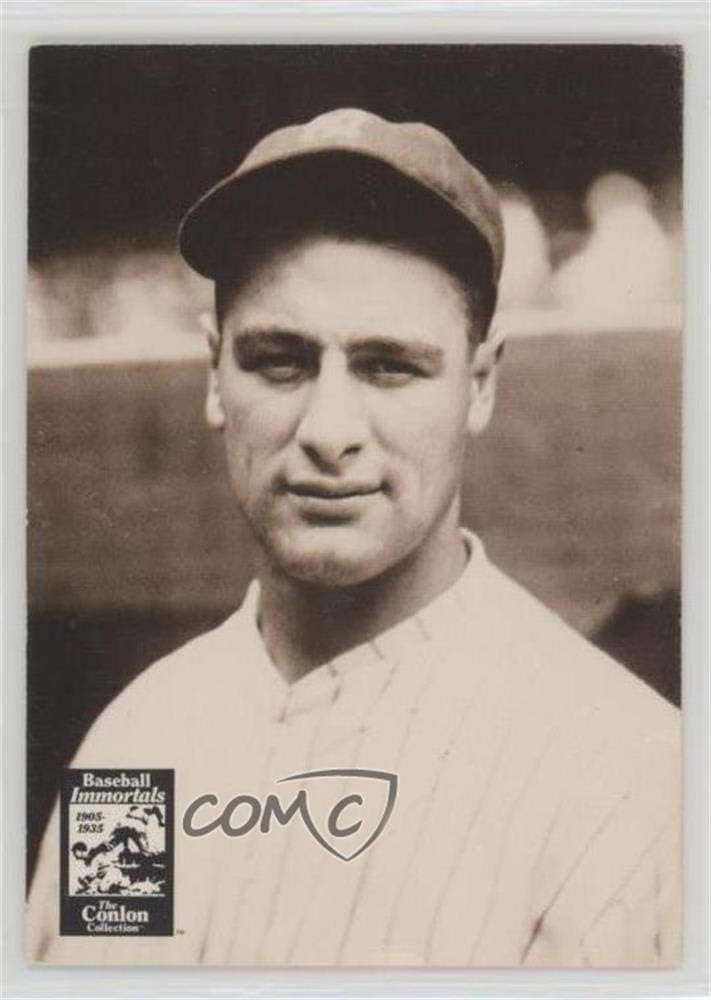 Lou Gehrig (Baseball Card) 1988 The Sporting News Conlon Collection Baseball