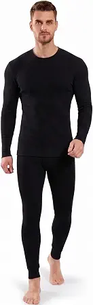 100% Merino Wool Base Layer Mens 250gsm Thermal Underwear Set