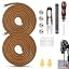 2 Pcs Brown Sewing Machine Belts