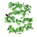 uxcell® Artificial Grape Vine Home Decorative 7.9 Ft Green