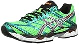 Asics Gel Cumulus 16 - Zapatillas de running para hombre, Verde (Black/White/Silver 9001), 44.5
