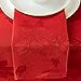 Benson Mills Poinsettia Legacy Damask Fabric Cloth Napkins for Holiday, Winter, and Christmas Tablecloths (Poinsettia Legacy Red, 18