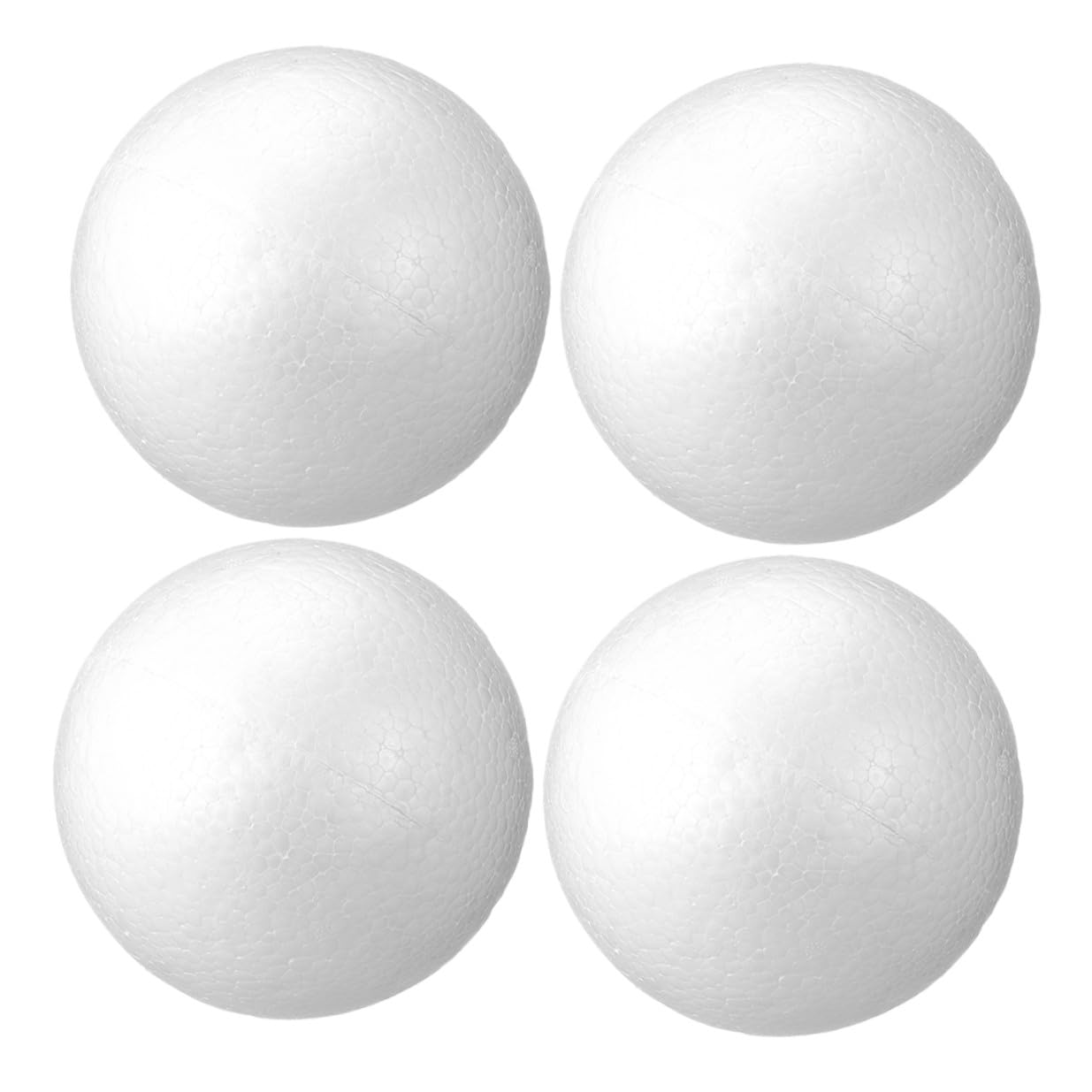 Boules en mousse blanche 15 cm idéales pour vos décors de vitrines et fêtes
