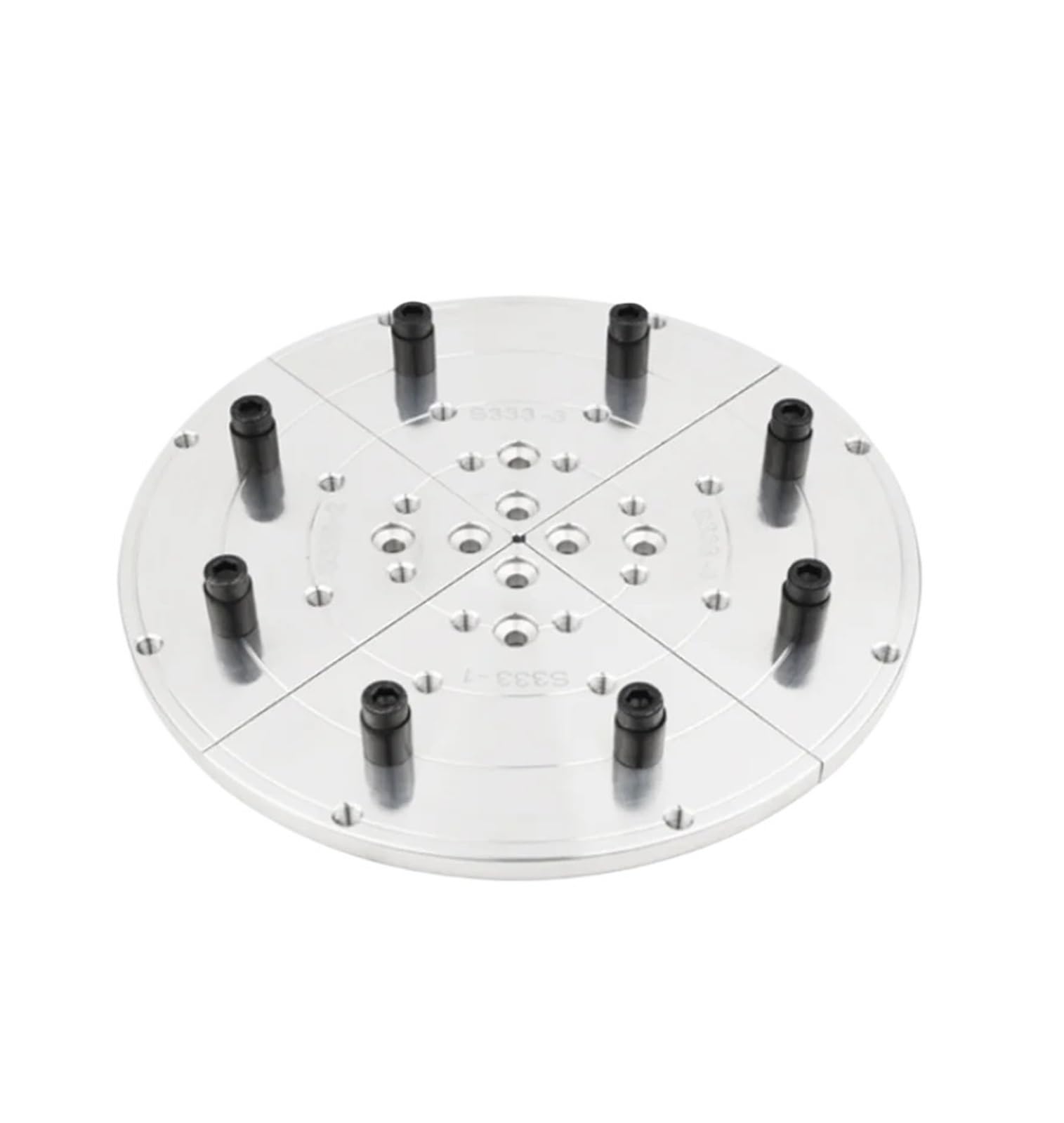 100mm 4-Jaw Wood Lathe Chuck Self-Centering Turning Accessory(Flat Jaw)