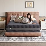 Novilla Queen Mattress 12 Inch, Queen Gel Memory Foam Mattress for Spinal Alignment, Responsive Support & Refreshing Sleep Comfort, with Green Tea-Infused Foam, Medium Firm, Mattresses in a Box