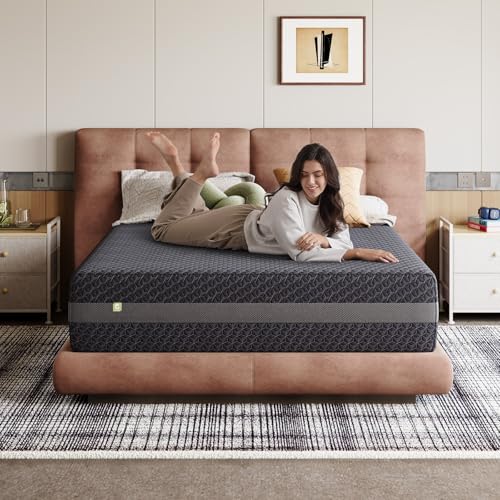 Novilla 14 Inch King Size Mattress, King Mattress Gel Memory Foam...