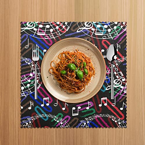 Sets de table cercles musicaux pour animer vos dîners entre amis et repas