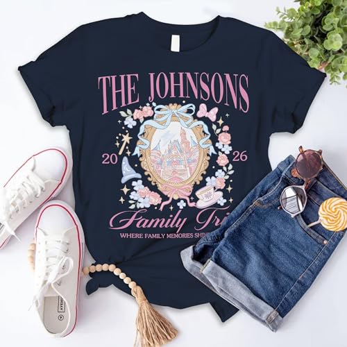 Image of Personalized Family Trip Shirts 2026 - Matching Vacation Shirts - Custom T-Shirts - Family Matching Outfit