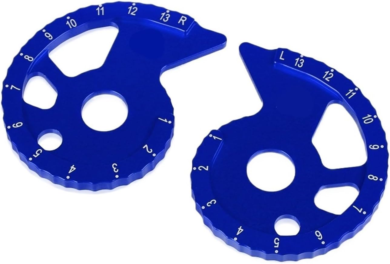 Chain Adjuster Regulator Compatible With YAMAHA WR250 TW225E TW200 XT225 XT250 Serow XT 225/250 TTR TW DT125R Motorcycle Accessories CNC(Blue)