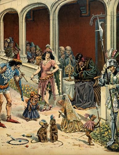 Cuadro pintura al óleo de Louis XI: arte clásico francés para decorar un salón distinguido
