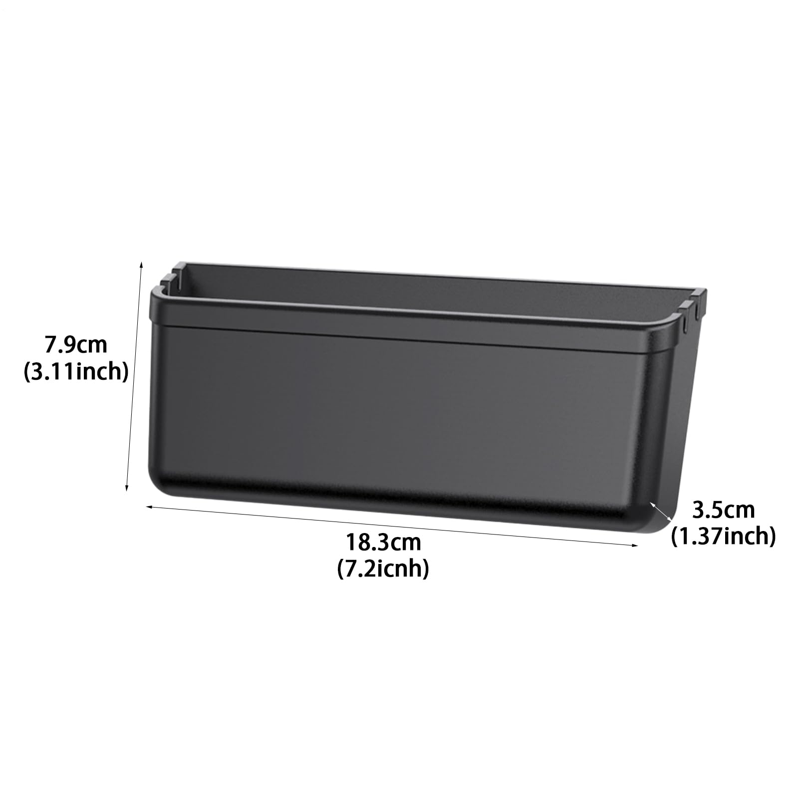 de almacenamiento lateral para puerta de coche - Organizador automático adhesivo, soporte compacto para monedas y objetos pequeños, diseño fácil de montar, interior resistente | Access