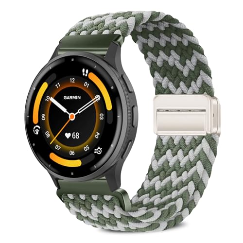 [VanHooc] 22mm oh Garmin Venu 4/3 45mm/Forerunner 570 47mm/Forerunner 265/255/vivoactive 4Ή iC uCfbh ґg Lk }Olbg obN ʋC 