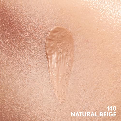 Image of COVERGIRL Clean Invisible Foundation Makeup, Dewy & Glowy Finish, Buildable Coverage, Skin-Like Smooth Look, Vegan, Natural Beige, 1oz