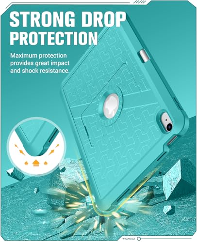 Protection iPad 10e génération 2022 pour le travail nomade en bleu