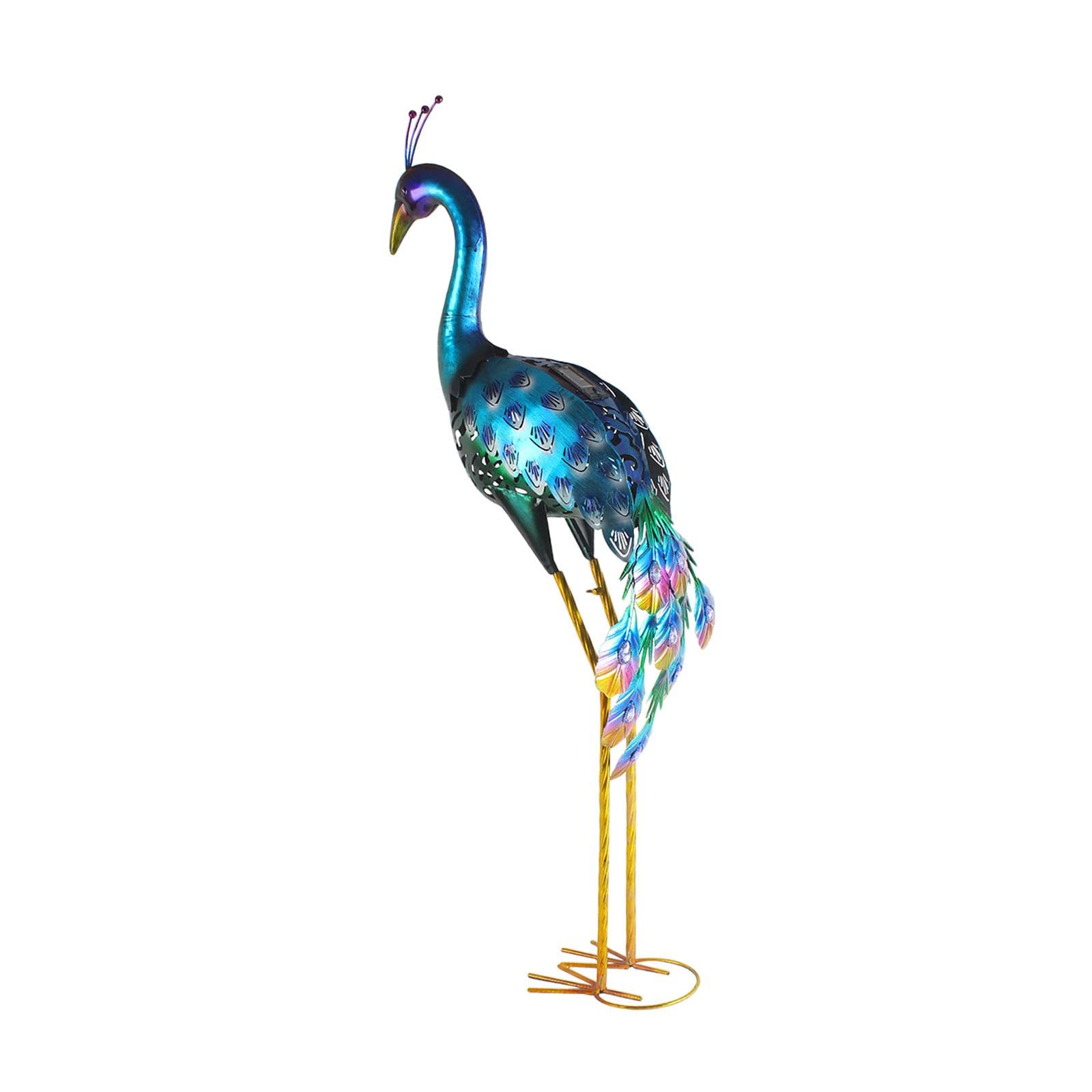 Figura de Animal para Decoración de Exteriores, Realista, Portátil, de Resina Resistente, Adorno de Jardín, Estatua Decorativa para La Decoración, Azul