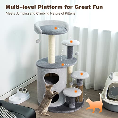 Rascador para gatos Tangkula de 40 pulgadas para interior miniatura 3