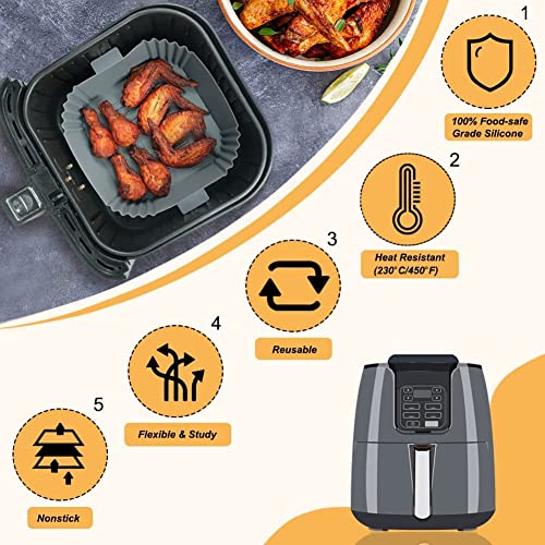 Akulife Silicone Air Fryer Liners - 2 Pack detail image 1