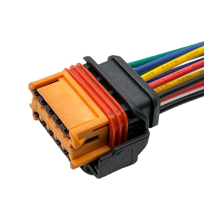1 Set 10 Pin Car Headlight Electrical Cable Connectors Female Wiring Harness Far Near Beam Lighting Plug(20 Sets)