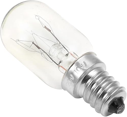 Othmro 1 bombilla de microondas 110-130 V 10 W bombilla de microondas E12, 2700 K cálido horno bombilla reemplazo electrodoméstico, incandescente