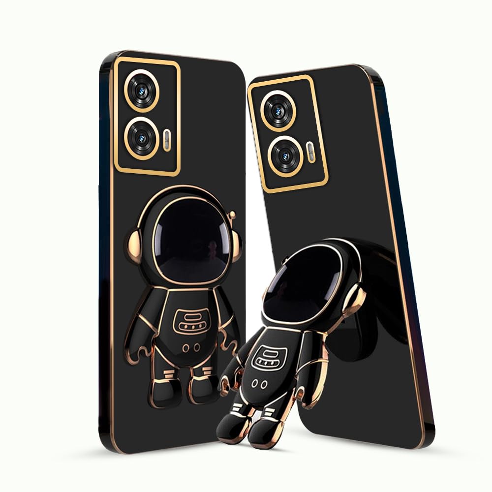 KARWAN®️ 3D Astronaut with Folding Stand Back Cover Case Compatible for Moto Edge 50 Fusion| Slim electroplated case | Stand case | Soft TPU | Space Astro Theme | Camera Protection-Mint (B0D98834QQ) Amazon Price History, Amazon Price Tracker