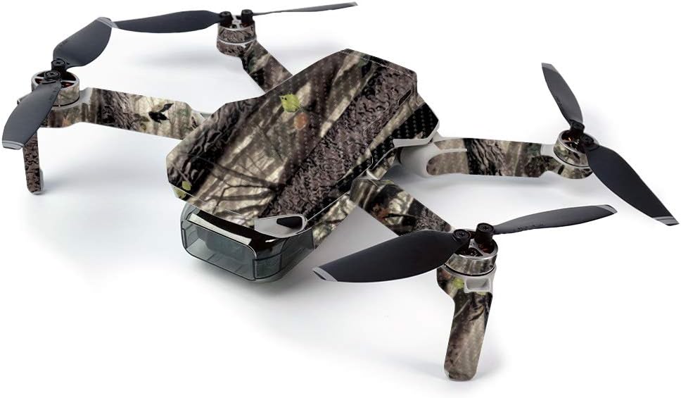 MightySkins Carbon Fiber Skin For DJI Mavic Mini Portable Drone Quadcopter Carbon Fiber Skin - Tree Camo | Protective, Durable Textured Carbon Fiber Finish | Easy To Apply, Remove | Made in the USA (CF-DJMAVMIN-Tree Camo)