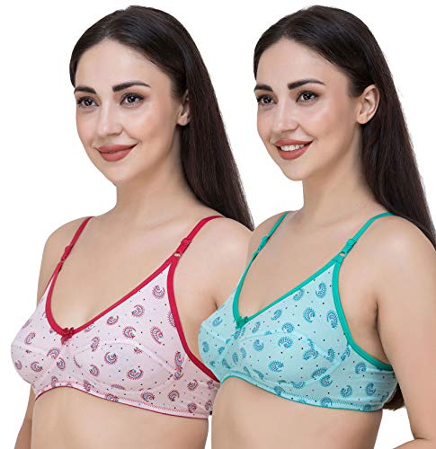 Image of Fasense Women's Wire Free Non Padded Cotton Bra