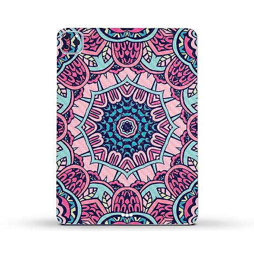 Image of MightySkins Carbon Fiber Skin Compatible with Apple iPad Pro 11 inch M2 4th Gen (2022) Full Wrap Kit - Tribal Mandala | Protective Durable Textured Carbon Fiber Finish | Easy to Apply | Made in The USA