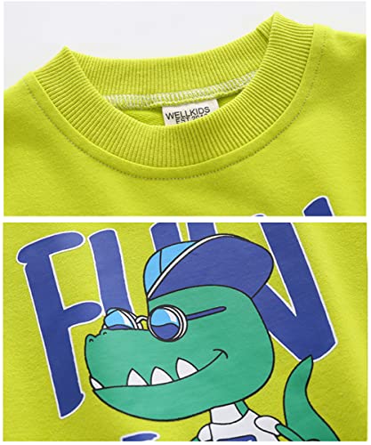 Image of Toddler Boys Clothes Set Kids Sweatshirt and Pants Set Spring Fall Outfits