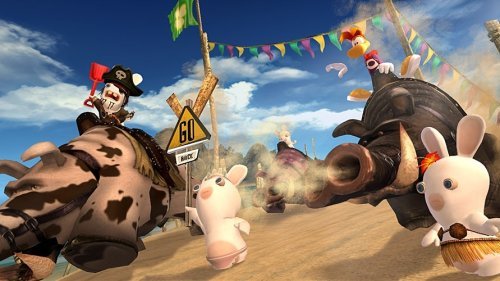Image of Rayman Raving Rabbids - Xbox 360 (Renewed)