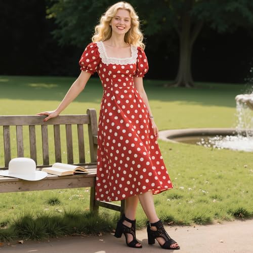 LinnOaks Heeled Sandals For Women 2025 Chunky Open Toe Bohemian Cutout Block Heel Summer Dressy Sandals2