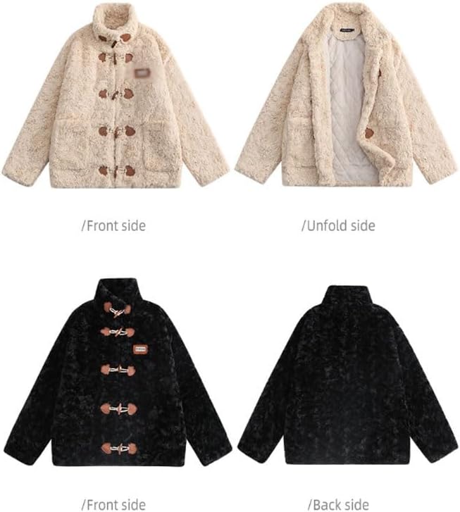 Winter Fleece Thickened Cotton Padded Women's Outdoor Casual Coat