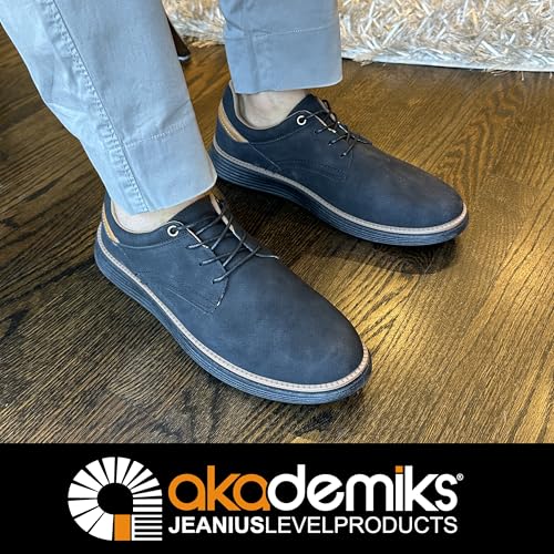Image of AKADEMIKS Mens Dayton Oxford, Comfortable Footwear for Formal and Casual Wear