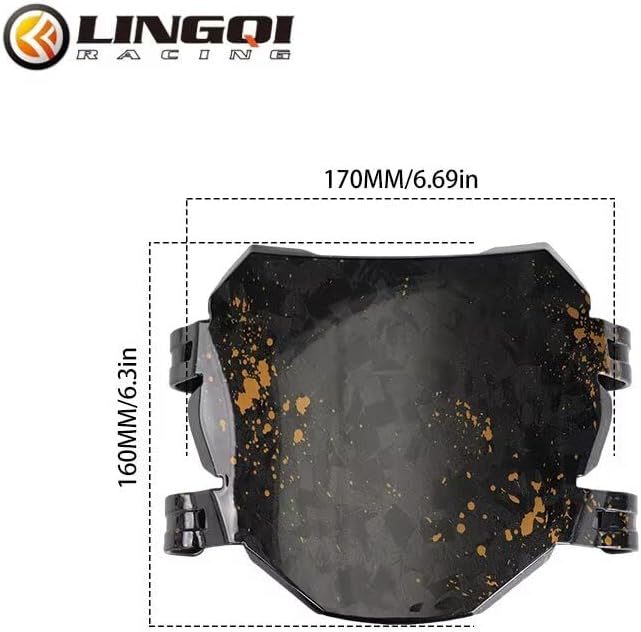 Dirt Bike Number Plate Front License Plate for Surron Sur Ron LBX Talaria Sting MX3/R MX4 Talaria XXX Super73 MX350 MX650 E-Ride Pro SR S SS 2.0 3.0 Ventus One X260 X160 Electric Dirt Bike Universal