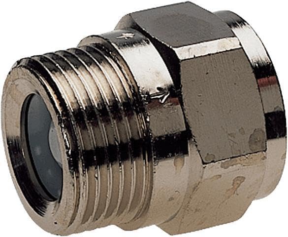 Válvula antirretorno RVM-G11/2I-G11/2A-20-MSV-EPDM - con baja pérdida de flujo de latón niquelado G-rosca interior/exterior